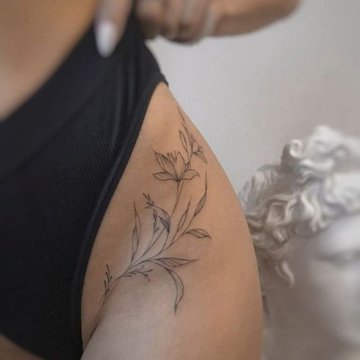 Тату на бедре (29)
