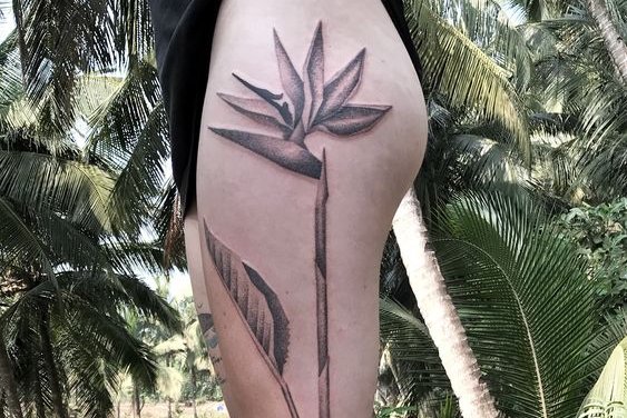 Тату на бедре (31)