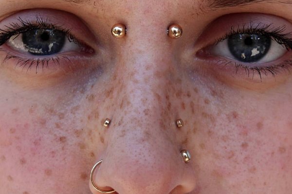 пирсинг на лице (2)